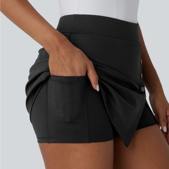 Halara High Waisted 2-in-1 Pocket Quick Dry Mini Golf Skirt NWT Size M - Picture 5 of 7